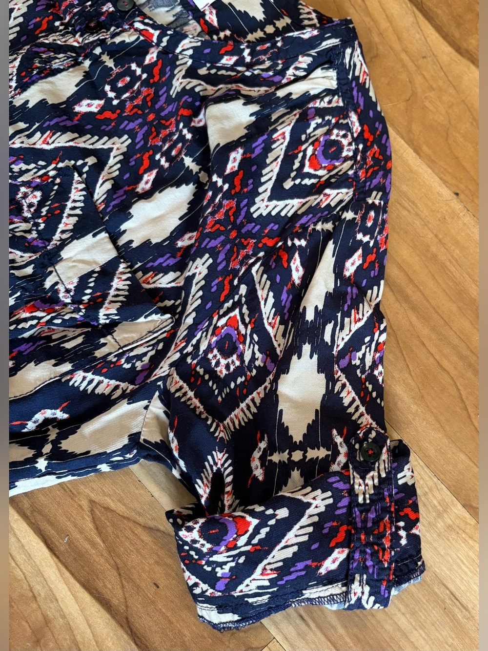 Anthropologie x Holding Horses Mira Ikat Western Dress, Size 4 - Picture 6 of 12